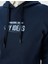 Arkası Baskılı Sweatshirt Kapüşonlu Şardonlu Rahat Kalıp 5