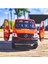 1:38 Mercedes Sprinter Bus Çek Bırak Minibüs Ön Kapılar Açılabilir Kırmızı Renk 3