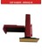 Cep Kaşesi Sırdaş 80 Bordo (Kapak Sabit) 50X19 Mm. Baskı Alanı 3