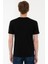 Siyah Slim Fit Basic V Yaka T-Shirt 3