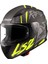 Rapıd 2 Raven Mat Siyah-Gri-Neon Sarı Kask 1