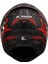 Rapıd 2 Kaıju Mat Siyah-Kırmızı-Beyaz Kask 5