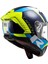 Thunder Karbon Racıng 1 Mavi-Neon Sarı Kask 4