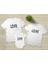 Genel Markalar Love Baskılı 3lü Aile Kombini 2 Tshirt 1 Bebek Zıbın -Beden Yazmayı Unutmayınız 1