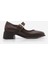 Kadın Tokalı Kalın Topuk Günlük Ayakkabı Loafer Meniz 8