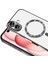 Apple iPhone 16 Kılıf Magsafe Kamera Lensli Korumalı Şeffaf Silikon Kapak 2