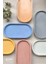 Beton Tray Mum, Takı ve Saksı Altlığı Oval Tepsi - Beyaz 3