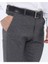 Erkek Casual Chino Pantolon Slim Fit Gri Pamuklu Desenli 4 Cep 4