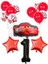 Genel Markalar Pullu Şeffaf Balonlu Yarış Arabası Temalı Balon Seti The Cars Movie Balloon Set 1