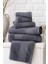 Havlu Set 6'lı 70*140 cm 2 Adet 50*90 cm 2 Adet 30*50 cm 2 Adet Gri 3