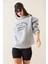 Gri Kapüşonlu Nakışlı Sweatshirt 5KXK8-48983-03 3