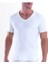 Tender Cotton 2 li V Yaka Kısa Kol Beyaz T-Shirt 9671 1