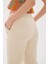 Kadın Bej Kanvas Pantolon - 24Y0312K1 2