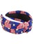 Headband Red Star Wide Knotted Headband Women Girls Water,, Patriotic Headband Party Hair Accessories Gift (Yurt Dışından) 1