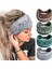 Women's Headband Fashion Elastic Wide Hairband Knotted Turban Headband Yoga Running Sweatproof Band Elastic Headband Fashion Wrap Headband Girls Hair Accessories 4 Pack (Yurt Dışından) 1