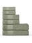 Havlu Set 6'lı 70*140 cm 2 Adet 50*90 cm 2 Adet 30*50 cm 2 Adet Yeşil 2