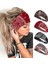 Women's Wide Headband Bohemian Bandeau Headband Exercise Headband Elastic Non-Slip Hairband 4 Pack (Fashion) (Yurt Dışından) 2