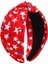 Headband Red Star Wide Knotted Headband Women Girls Water,, Patriotic Headband Party Hair Accessories Gift (Yurt Dışından) 2