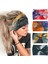 Women's Wide Headband Knotted Headband African Women's Turban Elastic Hair Accessories Tie Dye 4 Pack (Yurt Dışından) 1