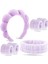 Pack Of Multicolor Sponge Bow Hairbands For Makeup, Skin Care And Face Washing - Wristband Set Women's Hair Accessories (Yurt Dışından) 1