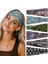 Women's Elastic Headband Lady Hair Non-Slip Wide Thick Headband Fashion Soft Fabric Women's Headband Short Hair Accessories 6 Pack (Yurt Dışından) 4