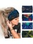 Women's Wide Headband Knotted Headband African Women's Turban Elastic Hair Accessories Tie Dye 4 Pack (Yurt Dışından) 2