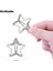 Hair Clip Snap Clip Hair Clip Non-Slip Star Hair Accessories Silver Metal Hair Clips For Girls Women - 15 Pieces 4 cm (Yurt Dışından) 3