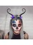 Glowing Fairy Headband Black 。 Headband Forest Antlers Headband LED Horn Costume Headdress Festival Women's Hair Accessories Suitable For Halloween Party (Yurt Dışından) 3