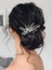 Bridal Silver Wedding Hair Comb Hair Accessories Bridal Hair Clips For Women And Girls (Yurt Dışından) 4