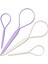 Piece Set Pony Tail Hair Tools 2 Pairs Hair Ring Styling Tools Ponytail Hair Pulling Tools Braiding Hair Tools Women Girls Hair Accessories (Yurt Dışından) 1