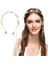 Flower Headband Women Girls Hair Vine Gold Leaf Bohemian Headband Wedding Fairy Accessories Tiara Bridal Crown (Floral) (Yurt Dışından) 3