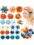 21PCS Flower Hairpins Rose Hairpins Women Hairpins Flower Hair Accessories Bohemian Bridal Claw Clips Hairpins Hairpins Girls Wedding Headdresses (Yurt Dışından) 1