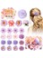 21PCS Flower Hairpins Rose Hairpins Women Hairpins Flower Hair Accessories Bohemian Bridal Claw Clips Hairpins Hairpins Girls Wedding Headdresses (Yurt Dışından) 2