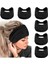 Women's Headband Non-Slip Wide Hairband Knotted Turban Elastic Fashion Headband Sweatproof Elastic Headband Fashion Wrap Headband Girls Hair Accessories 6-Pack (Yurt Dışından) 1