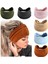 Women's Headband Non-Slip Wide Hairband Knotted Turban Elastic Fashion Headband Sweatproof Elastic Headband Fashion Wrap Headband Girls Hair Accessories 6-Pack (Yurt Dışından) 2