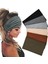 Women's Wide Headband Elastic Headband Bohemian Headband Women's Hairband Turban Workout Hairband Girls Accessories 6 Pack (Yurt Dışından) 2