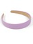 Womens Headband Girls Headband 1.2 Inch Lavender Headband Women Hair Non-Slip Faux Leather Headband Solid Color Hard Headband Women Hair Accessories (Yurt Dışından) 1