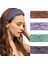 Set Women Striped Wide Headband Women Hair Non-Slip Wrap Elastic Fashion Headband Exercise Yoga Running Headband Women Hair Accessories (Yurt Dışından) 1