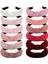 12PCS Women's Headbands Knotted Headbands Women's Wide Headband Bohemian Bandeau Knotted Turban Hairband Elastic Hair Accessories (Yurt Dışından) 1