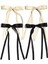 Women's Hairpins Tassel Ribbon Bow Long Tail Clip Girls Solid Color Accessories Hairpin Claw Bow (Yurt Dışından) 3