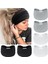 Women's Wide Headband Knotted Non-Slip Headband Soft Turban Headband Hair Accessories Bohemian Solid Color Women Yoga Exercise 6 Pack (Yurt Dışından) 1