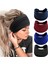 Women's Headband Fashion Elastic Wide Hairband Knotted Turban Headband Yoga Running Sweatproof Band Elastic Headband Fashion Wrap Headband Girls Hair Accessories 4 Pack (Yurt Dışından) 4