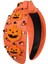 Halloween Headband Women's Ghost Pumpkin Spider Ghost Head Knotted Headband Decoration Wide Top Knot Headband Halloween Hair Accessories Costume Party Gift (Yurt Dışından) 1
