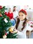 Christmas Knotted Headbands For Women Girls Non-Slip Toddler Girl Sequined Headband Wide Top Knot Headband Velvet Hairband Girls Fashion Hair Accessories (Red And Gold 2pcs) (Yurt Dışından) 3