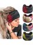 Women's Headband Fashion Elastic Wide Hairband Knotted Turban Headband Yoga Running Sweatproof Band Elastic Headband Fashion Wrap Headband Girls Hair Accessories 4 Pack (Yurt Dışından) 1