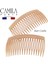 French Hair Comb Curved Beige French Twist Hair Comb Decorated Strong Fixed Hair Clip Suitable For Styling Girls Hair Accessories (Yurt Dışından) 2