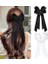 Pieces Silky Satin Bow Hair Clip Beige Black Hairband Ponytail Holder Accessories Metal Clip Bow Women Girls Children (Yurt Dışından) 1