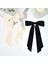 Pieces Silky Satin Bow Hair Clip Beige Black Hairband Ponytail Holder Accessories Metal Clip Bow Women Girls Children (Yurt Dışından) 3