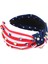 Headband Red Star Wide Knotted Headband Women Girls Water,, Patriotic Headband Party Hair Accessories Gift (Yurt Dışından) 1