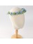 Handmade Blue Flower Crown Garland Women Girls Headband Bridal Tiara Hair Accessories Halo Tiara Suitable For Weeding Party Festival Birthday (Yurt Dışından) 2